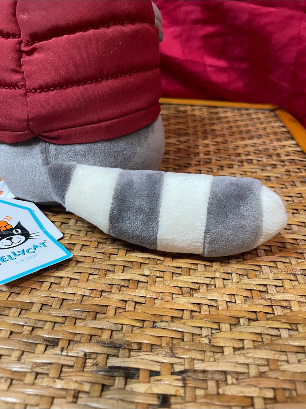 Jellycat Campfire Critter Raccoon NWT - Picture 13 of 14